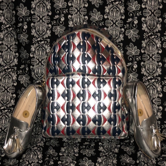 Anya Hindmarch Carrefour Metallic Capra Backpack main image 9